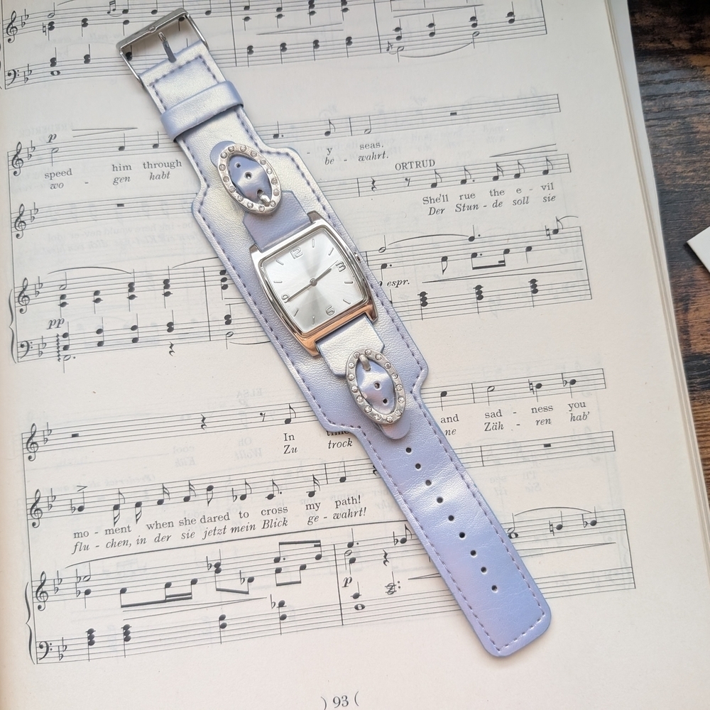 Silver Wearable Watch